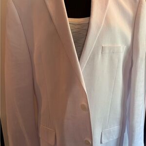 APT.9 Extra-Slim Fit White Blazer